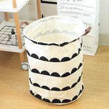 Load image into Gallery viewer, Abstract Waves Nursery Storage Laundry Basket