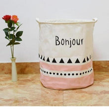 Load image into Gallery viewer, Bonjour' Nursery Storage Laundry Basket