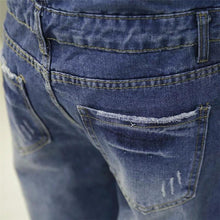 Load image into Gallery viewer, Denim Jeans Ripped Maternity Overall