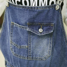 Load image into Gallery viewer, Denim Jeans Ripped Maternity Overall