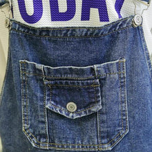 Load image into Gallery viewer, Denim Jeans Ripped Maternity Overall