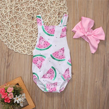 Load image into Gallery viewer, Baby Girls Clothes Sleeveless Watermelon