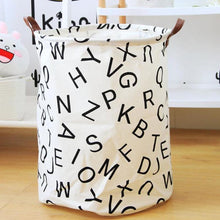 Load image into Gallery viewer, Lettered Nursery Storage Laundry Basket