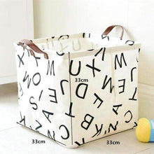 Load image into Gallery viewer, Lettered Nursery Storage Laundry Basket