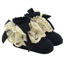 Load image into Gallery viewer, 1 Pair Lace Floral Socks for 0-12 Months Baby