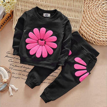 Load image into Gallery viewer, 2 PC Floral Shirt and Pajama Set for Baby Girls