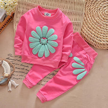 Load image into Gallery viewer, 2 PC Floral Shirt and Pajama Set for Baby Girls