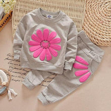 Load image into Gallery viewer, 2 PC Floral Shirt and Pajama Set for Baby Girls