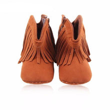 Load image into Gallery viewer, Soft-Sole Baby Mossasin Shoes