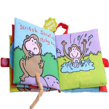 Load image into Gallery viewer, Monkey Cloth Book For Baby