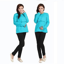 Load image into Gallery viewer, Long Sleeve Maternity/Nursing T-shirt