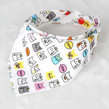 Load image into Gallery viewer, Organic Baby Bandana Bibs