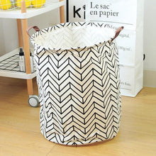 Load image into Gallery viewer, Vector Art Nursery Storage Laundry Basket